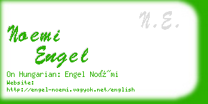 noemi engel business card